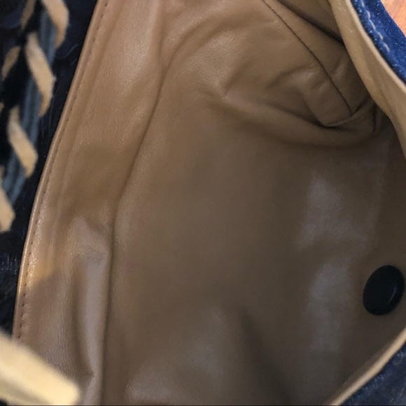 Sandra Leal Denim & Leather Western Look Purse - Picture 3 of 5